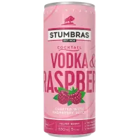 Stumbras - Vodka and Raspberry 330ml 5% Can